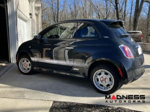 FIAT 500 Custom Wheels - Competizione - Sportiva Design - 15" - Matte Silver